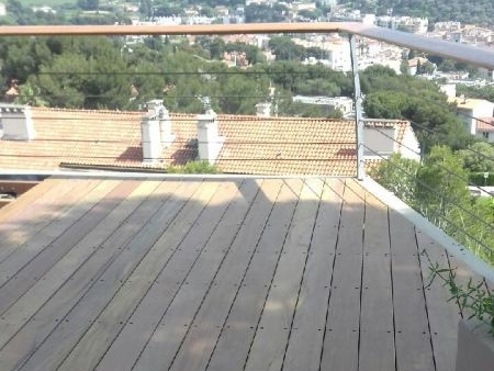 Conception et Réalisation d'une terrasse en IPE sur plots marseille et ses environs