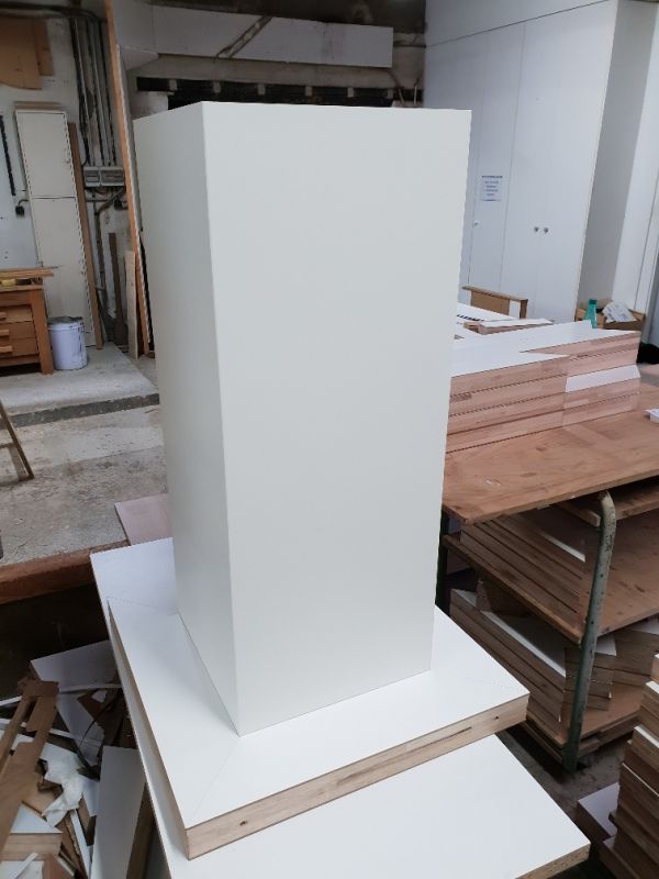 présentoir stratifié type color core Matte 58 Polar White