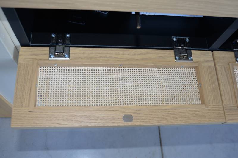 MEUBLE TV SUR MESURE BOIS NOBLE HAUT DE GAMME